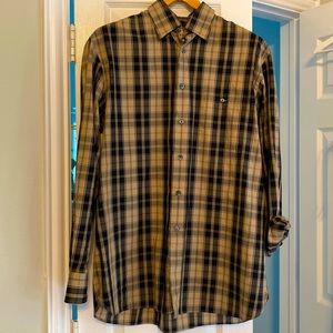 IKE BEHAR Mens button down shirt size Medium 100%  cotton best quality shirt